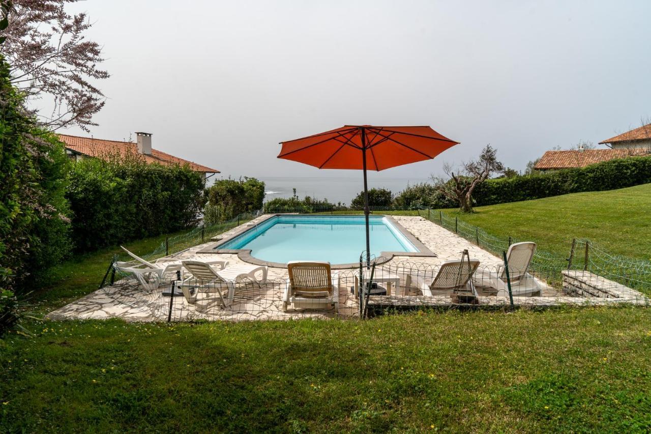 Maison De Maitre Piscine Vue Ocean - Bidart Exteriör bild