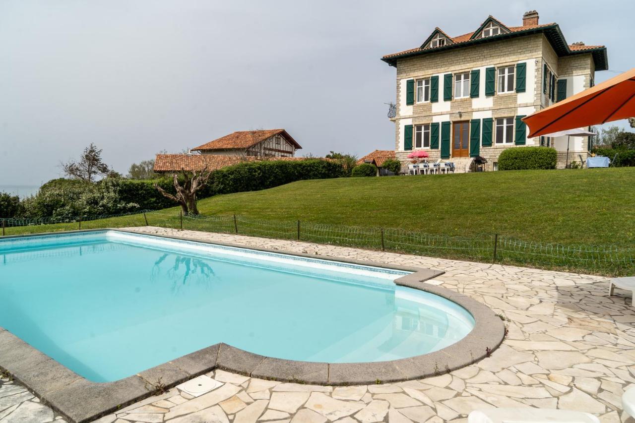 Maison De Maitre Piscine Vue Ocean - Bidart Exteriör bild