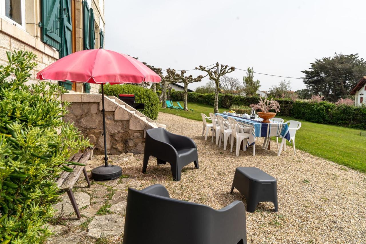 Maison De Maitre Piscine Vue Ocean - Bidart Exteriör bild